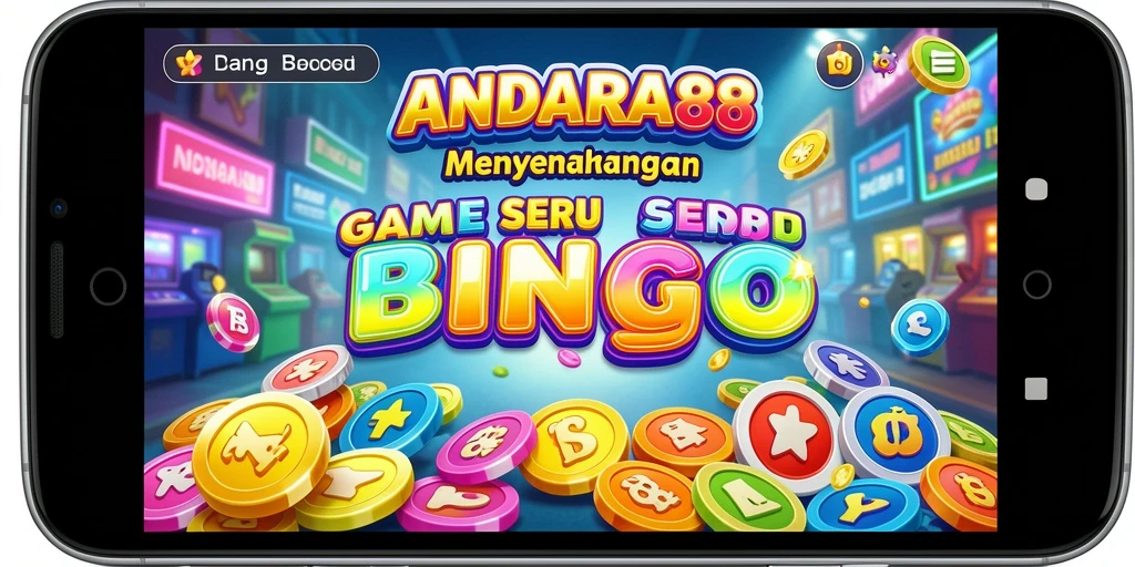 Tampilan screenshot utama ANDARA88 menunjukkan keseruan gameplay Bingo.