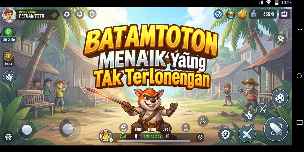 Tampilan gameplay menarik dari BATAMTOTO dengan petualangan seru.