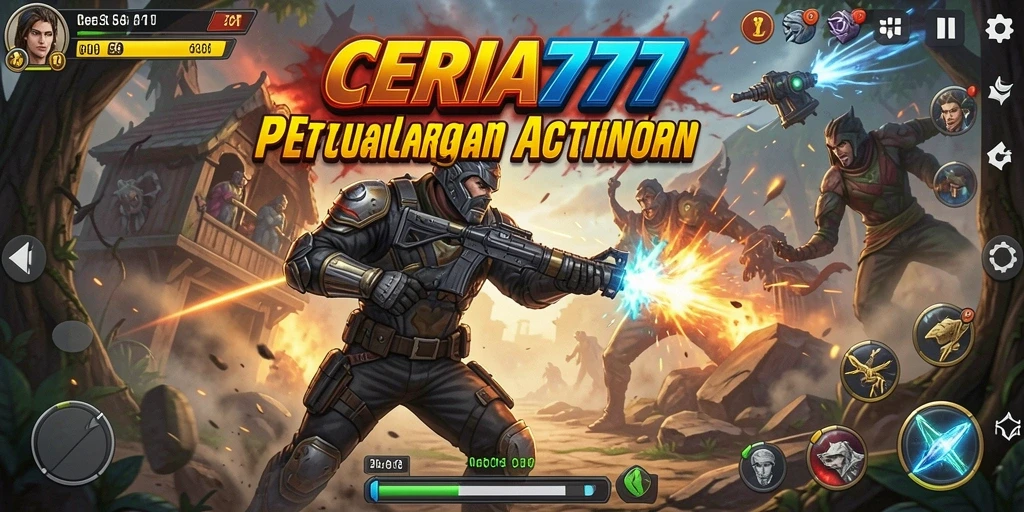Tampilan menegangkan dari pertempuran di CERIA777.