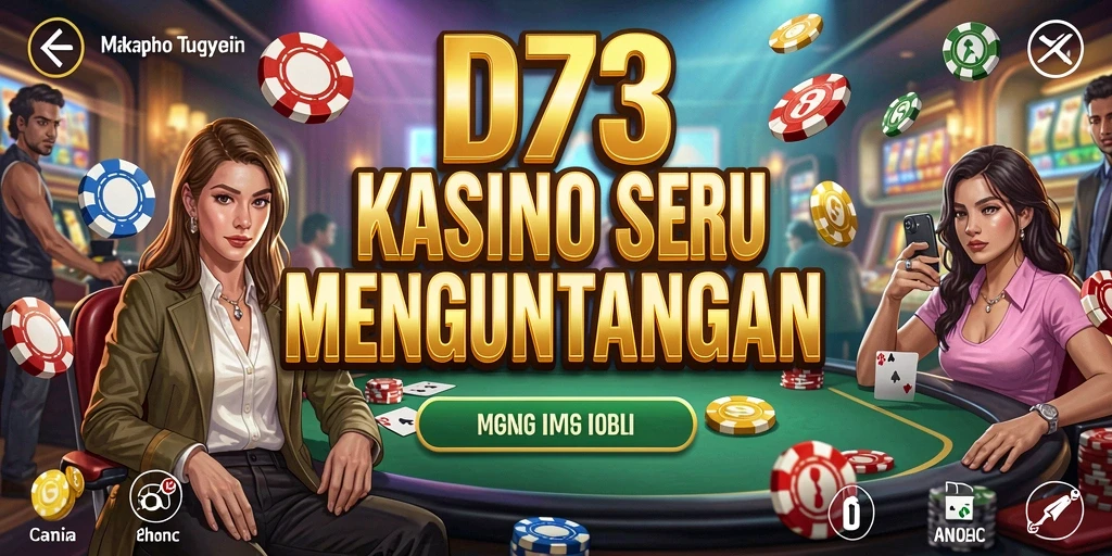 Tampilan menarik dari gameplay Kasino D73 yang mendebarkan.