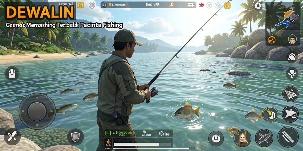 Tangkapan ikan yang fantastis di DEWALIN menunjukkan gameplay yang seru.