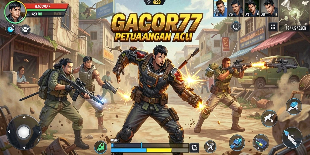 Tampilan menarik dari gameplay seru di GACOR77.