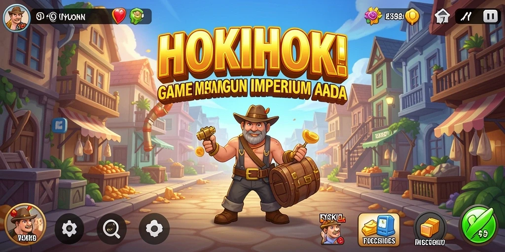 Tampilan gameplay HOKIHOKI yang seru dan menarik di layar.