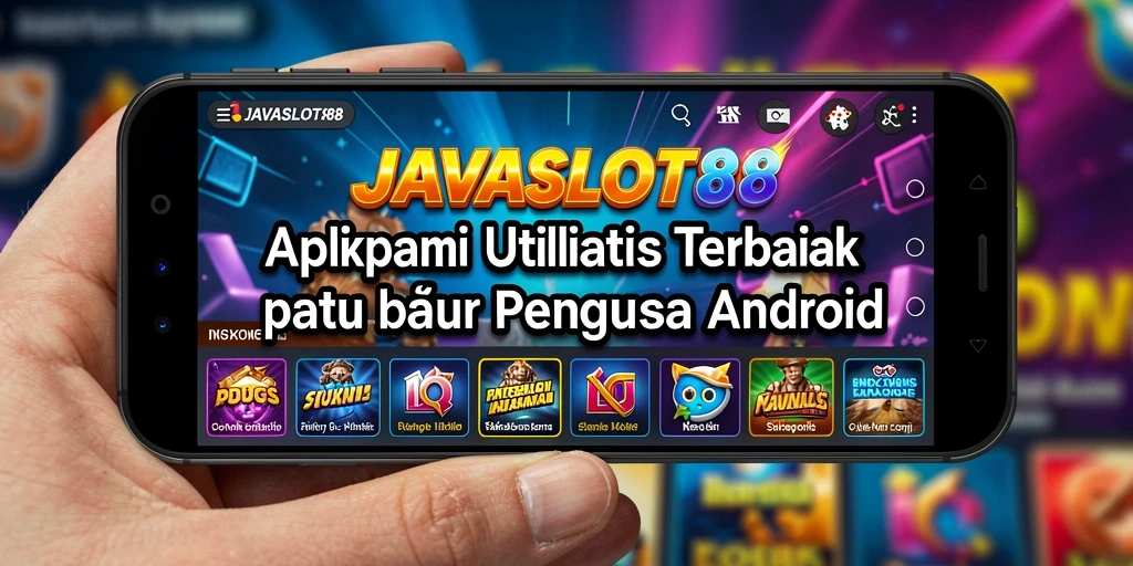 Screenshot utama JAVASLOT88 menunjukkan fitur utilitas yang bermanfaat.
