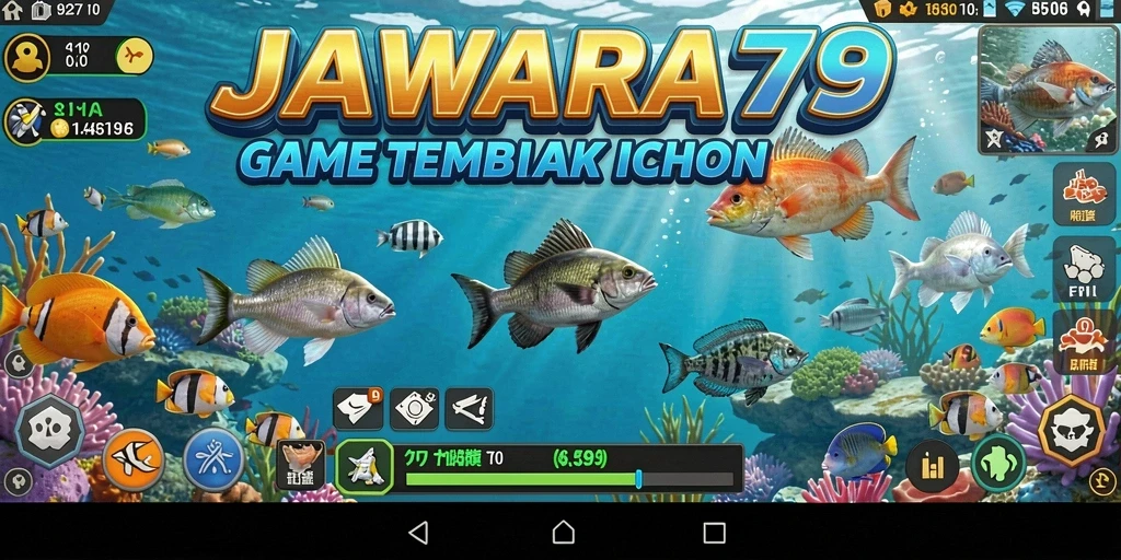 Gameplay seru menembak ikan dengan grafis menawan.
