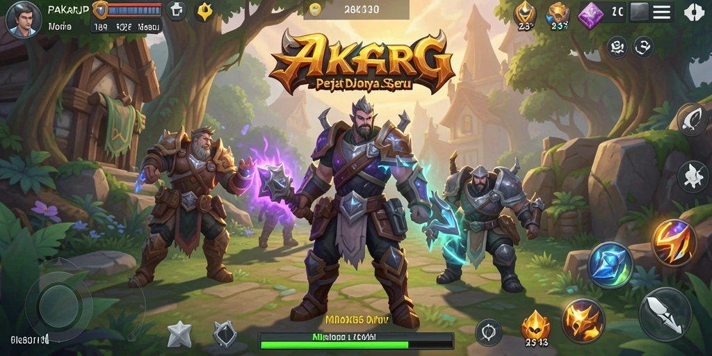 Tampilan gameplay seru PAKARJP dalam aksi ARPG.