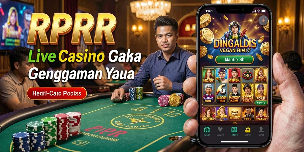 Tampilan gameplay Live Casino yang menegangkan dan interaktif.