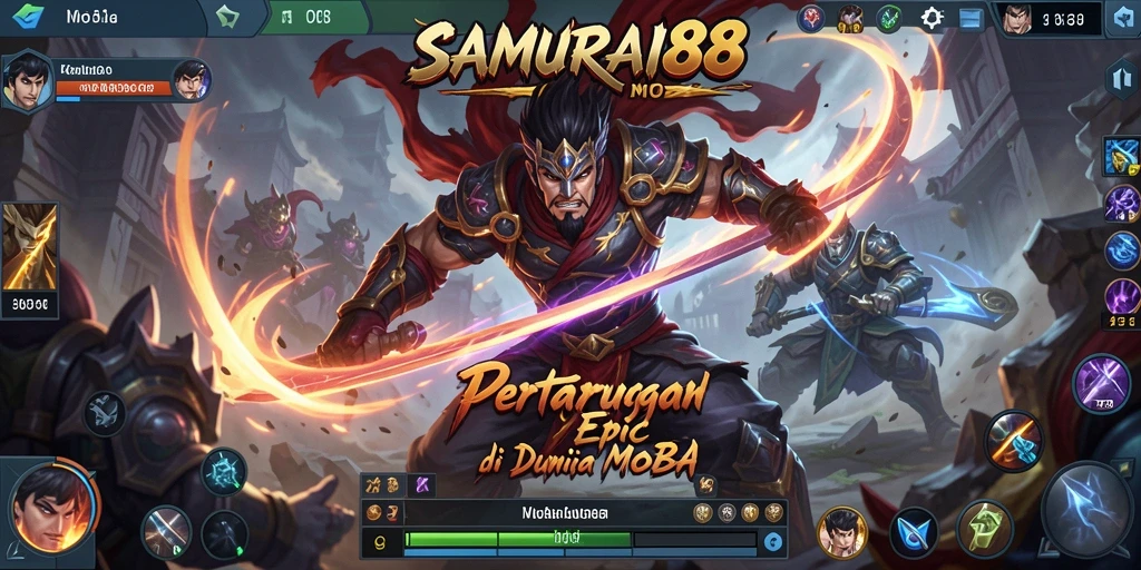 Tampilan gameplay mendebarkan dalam SAMURAI88 dengan aksi seru.