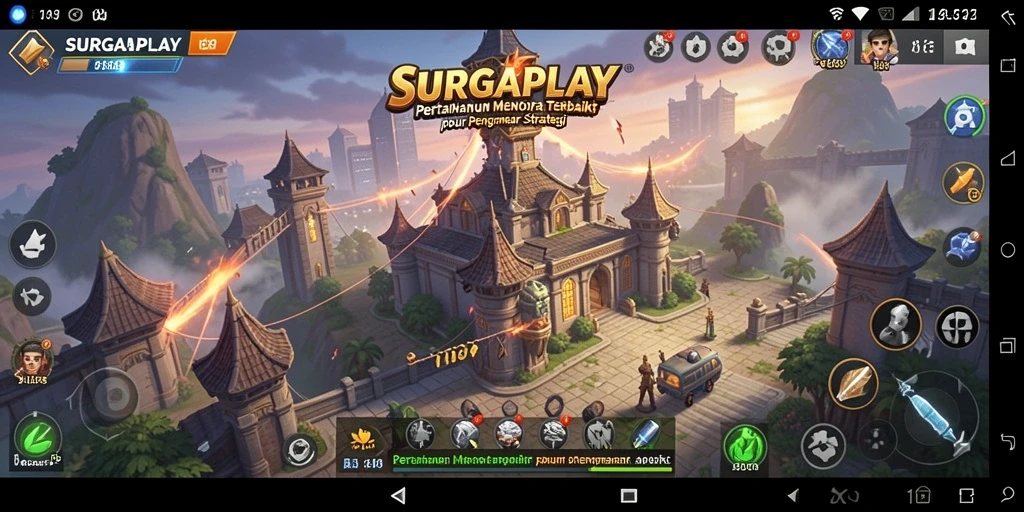 Gameplay menara pertahanan yang seru dan penuh strategi.