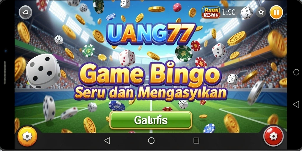 Tampilan dari gameplay Bingo yang seru dan interaktif.